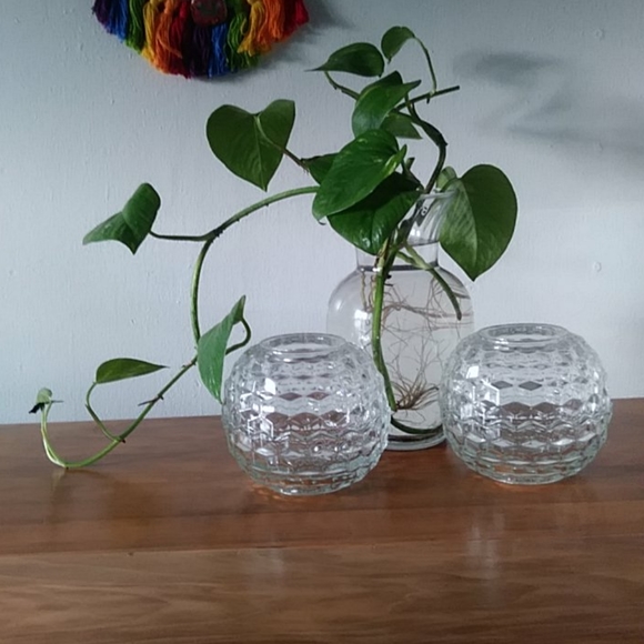 Crystal ball candle holders - Picture 3 of 4